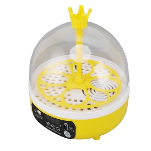 Small Incubators for Hatching Eggs, Mini Egg Incubator for Home Automatic Temperature Humidity Control Eggs Candler Poultry Hatching Machine for Chickens Ducks Pigeons (Auto - size: Auto Turning