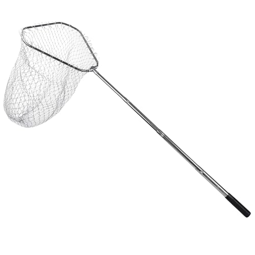 Chicken Catching Net Bird Net with Telescoping Pole, Strong Stainless Handle Full Extended to 48 Inches
