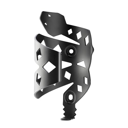 Portland Design Works Water Bottle Cage - Lightweight Water Bottle Holder for Bikes, RATTLESNEK KEJ, Black - Right Opening - style: RATTLESNEK KEJ - Black - Right Opening