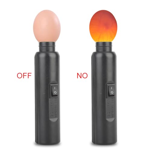 Milltrip LED Egg Candler Tester - Mini Light Tester | for Chicken/Duck/Bird Egg Fertility Testing & Hatching Monitoring, Ideal for Farmers, Schools, Science Projects