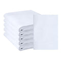 Linteum Textile Birdseye Cloth Diaper Rags [Pack of 6/ White] - 14 x 21 Inch Reusable Diaper Rags for Cleaning, 100% Cotton, 2-4-2 Ply Prefold Cloth Diapers - size: 14"x21"