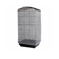 Adjustable Birdcage Seed Catcher Feather Catcher Bird Cage Cover Net Airy Soft Skirt Guard Birdcage Nylon Mesh Netting for Parrot Macaw Parakeet Round Square Cage (118 x 32 Inch, White) - color: White, size: 118 x 32 Inch