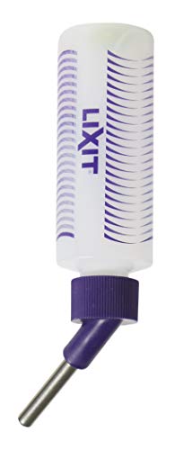 Lixit® Bulk Water Bottles with Display Case for Rabbits, Ferrets, Chinchillas, Rats, Mice, Guinea Pigs', and Other Small Animals - Made in USA (8 Ounce (Pack of 12)) - size: 8-Ounce