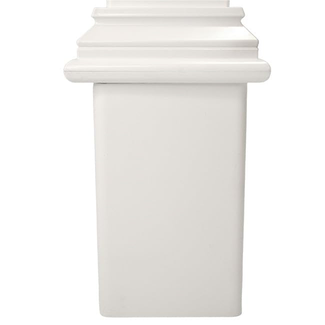 BestNest Manor Bird House & Decorative Mounting Post Kit – White PVC 8-Compartment with Hammered Copper Roof, Predator Guards & Vinyl with Ground Anchor, Elegant Outdoor Birdhouse Set