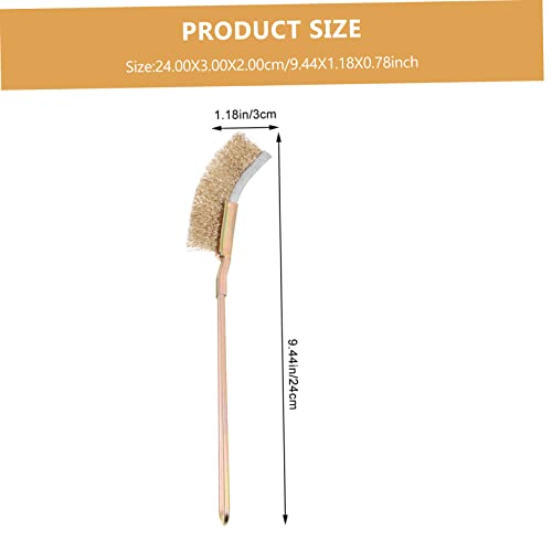 VICASKY 1Set Bird Cage Cleaning Brush Long Handle Parrot Cage Brush for Easy and Cleaning of Birdcages and Feeders Durable Non Deforming Wire Cleaner for All Cage