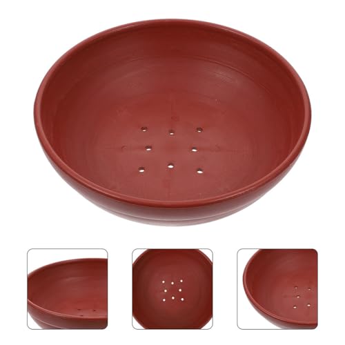 Pigeon Nest Egg Basin 9.25X9.25X2.67In Reusable Plastic Bird Nesting Bowl for Small Pet Birds Hatching Incubation and Breeding