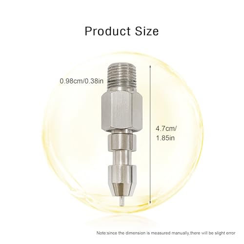 Threaded Stainless Steel Water Nipples for Rabbit (6Pcs) | Metal Automatic Watering System for Rat, Guinea Pig, Hamster, Ferrets, Mouse, Mice