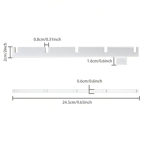 2-Pack Egg Turner Support Bars for Maticoopx 30 Incubator,Holds 5 Baskets Automatic Egg Roller(White) - color: White