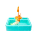 kathson Bird Bathtub,Parrot Shower Box,Automatic Parakeet Bathtub with Faucet,Bird Bathing Tub Container Cage Accessory or Small Medium Birds Cockatiel Lovebird Budgie