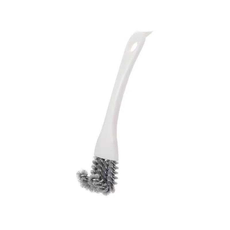 Oven and BBQ Cleaning Brush, Curved Head Brush with Scraper for Stove, Grill Grates, Oven Racks, Kitchen Crevices and Bird Cage – 16cm, 1 Pack