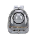 Transparent Parrot Backpack: Wooden Perch, Shoulder Strap, Breathable. Ideal for outings with Parrots, Magpies, & Birds. Comfortable & Spacious. (Gray-2) - color: Gray-2