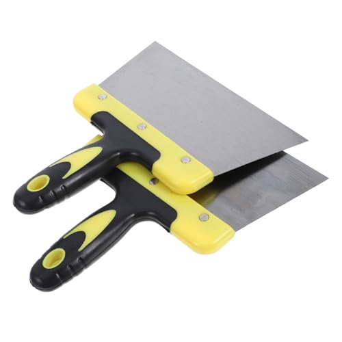 Hemoton 2pcs Stainless Steel Bird Droppings Scraper Poop for Bird Cage Cleaning Sturdy Scraper Tool