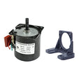 60KTYZ AC 110V 1.5RPM CW/CCW Permanent Magnet Synchronous Gear Motor with Motor Universal Mounting Fixed Bracket - size: 1.5r/min Motor+Bracket