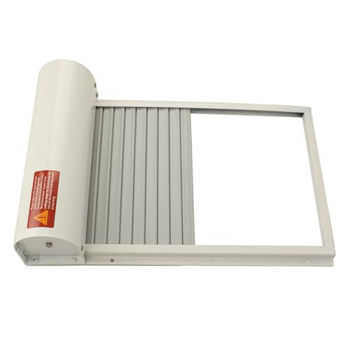 Automatic Chicken Coop Door Opener Battery Powered Timer LED Display with Programmable Controller for Chicken Duck Goose Poultry Coop (White) - color: White