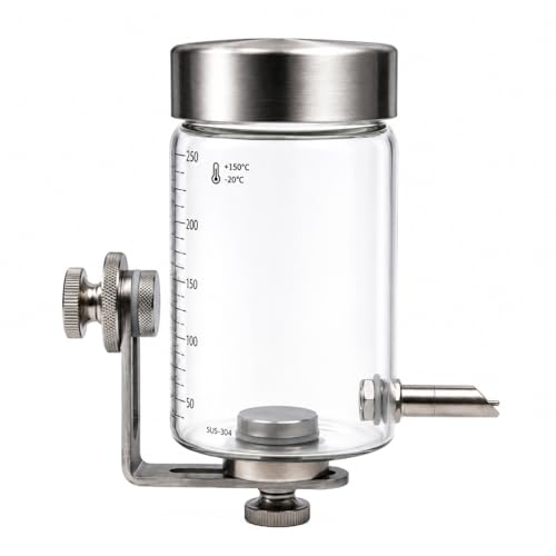 Glass Bird Water Feeder with Magnetic Holder – No Drip Cage Water Dispenser for Small Parrots & Birds, Automatic Drinking Bottle for Cockatiels, Budgies, Lovebirds, Conures(300ml4245-4) - size: L