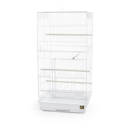 Prevue Pet Products SPECONO1818H-W Tall Tiel Cage, White - color: White