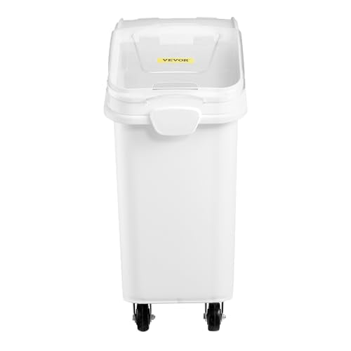 VEVOR 21 Gallon Ingredient Bin with Scoop 400 Cup Ingredient Bin with Sliding Lid Commercial Food Storage for Kitchen - size: 21 Gallon