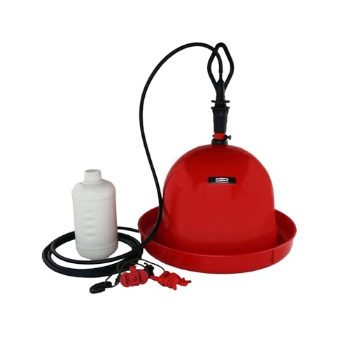 Durvet, Poultry Waterer, Automatic Bell Drinker for Poultry