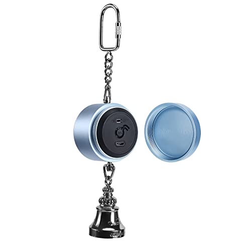 Colorday Bird Toys Parrot Talking Coach & Interactive Voice Bell for Parakeet, African Grey, Amazon Parrots, Quaker, Cockatiel, Conure (Blue) - color: Blue