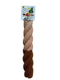 Polly's Sand-E-Rope Safety Bird Perch Toy-Trims Nails & Beak-Promotes Healthy Feet-Safe Non-Toxic-Bird Supplies for Bird Cages (Brown, Large) - color: Brown, size: Large