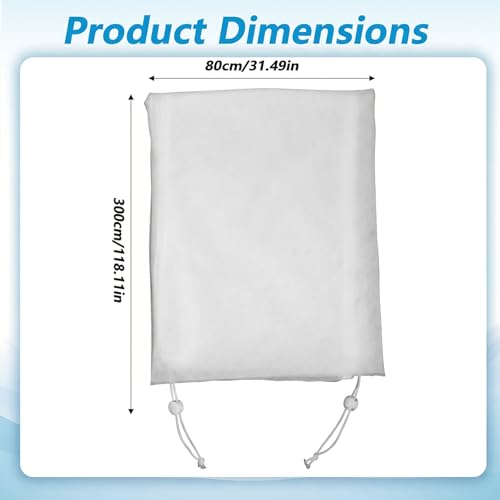 Large Bird Cage Seed Catcher 31 x 118 inches Adjustable Soft Airy Skirt Guard Birdcage Nylon Mesh Net, Birdcage Cover Skirt Seed Guard for Parrot Parakeet Macaw Round Square Cages - color: White