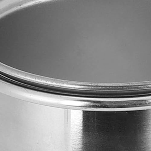 Stainless Steel Bird Feeding Dish Cups, Bird Feeder Birds Food Dish Parrot Feeders Water Cage Bowls with Clamp Holder(7.5cm)