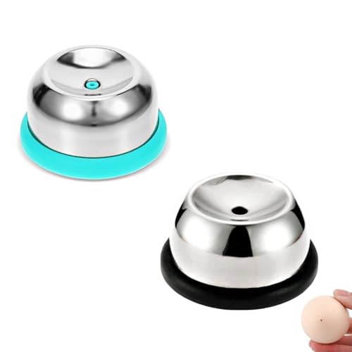Egg Piercer Set with Stainless Steel Pin, Secret to 1-Second Shell Removal, 2-Pack Egg Hole Puncher Poker with Non-Slip Base, Blue & Green, Perfect for Hard and Soft Boiled Eggs - color: Blue,Black