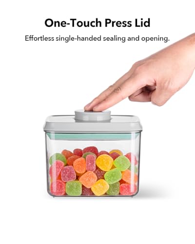 Airtight Food Storage Container with One-Touch Lid, 12-Piece Set (1.3, 2.1, 2.9, 3.6 QT* 3) Stackable Durable BPA-Free for Baking Supplies, Pasta & Systematic Bulk Organization - color: 12 Pcs Set