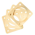 4Pcs Sparrow House Metal Entrance Protector Durable Predator Defense Hole Guard with Inner Diameter for Easy Outdoor Mounting for Birdhouse Protection