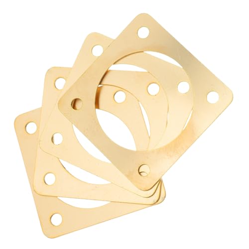 4Pcs Sparrow House Metal Entrance Protector Durable Predator Defense Hole Guard with Inner Diameter for Easy Outdoor Mounting for Birdhouse Protection