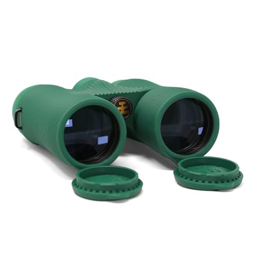 Nocs Provisions Field Issue Compact 8x42 Waterproof Binoculars, Shockproof | Fogproof, 8X Magnification, Bak4 Prism, Multi-Coated Lens, Adults & Kids, Wildlife Viewing, Bird Watching, Hunting & Hiking - color: Jade Green, size: 8x42