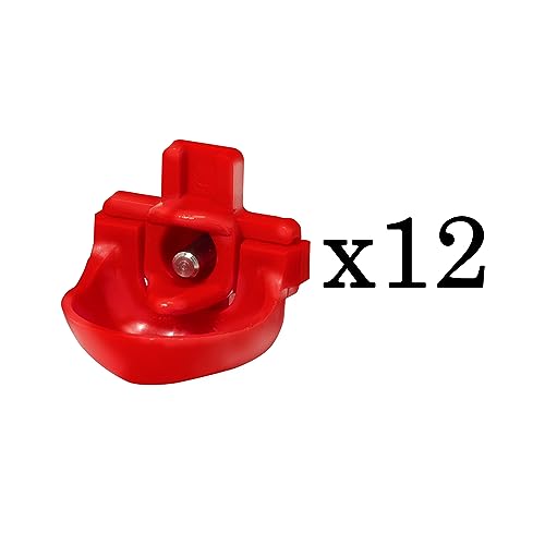 RentACoop DIY Waterer Kit - Horizontal Nipples with Dribble Dish - 12 Pack - size: 12 Pack