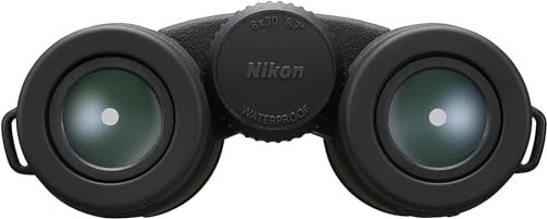 Nikon PROSTAFF P3 8x30 Binocular | Waterproof, fogproof, rubber-armored compact Binocular, wide field of view & long eye relief | Official Nikon USA Model | Waterproof, fogproof, rubber-Armored Compact Binocular, wide Field of View, long Eye Relief - size