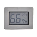 GLOGLOW Mini Hygrometer Thermometer, Indoor Humidity Gauge Monitor | Embedded Design LCD Electronic Digital Hygrometer for Cigar Box, Guitar Case, Jars, Wine Cabinet, Greenhouse, Cellar