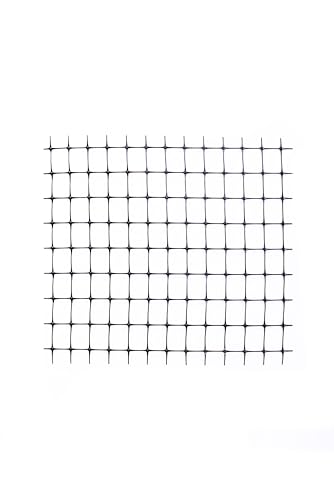 Tenax Deer Netting - Heavy Duty, 7ft Netting for Gardens - 7 Ft x 100 Ft - Black Polypropylene - size: 7 Feet by 100 Feet