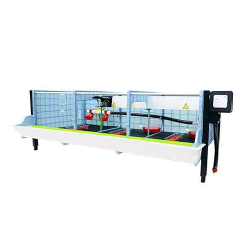 Hatching Time 9.5" Chick Brooders – Stackable or 2-Section Options with Automatic Heating, Modular Design, Easy to Clean, Ideal for Quail, Pheasant, and Baby Chicks (Layer Addition) - style: 3 Section, Additional 1 Layer