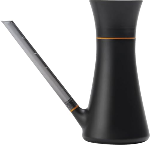 Fiskars Indoor Watering Can, Long Reach Spout for Precision Hydration on House Plants, Flowers & Garden, Anti-Drip Nozzle with Translucent Volume Markings, Ergonomic Recycled Plastic Body, 40 oz - size: Watering Can