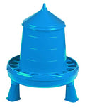 Double-Tuf® Poultry Feeder with Legs | Durable Feeding Container | Carrying Handle for Chickens & Birds | Chicken Feeder | 8.5 Lbs - size: 8.5 lbs