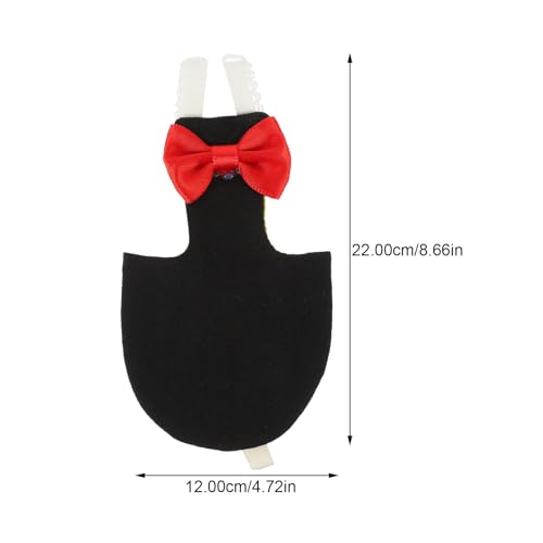 POPETPOP Washable Bird Diaper Suit Reusable Parrot Flight Clothes with Bow Adjustable Lightweight Breathable Nappies for Budgie Parakeet Pigeon