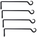 16inch 4 Pack Plant Hanger, Sturdy Hanging Plant Hangers Outdoor, Bird Feeder Hanger for Bird, Plant Hangers for Planters, Lanterns, Wind Chimes Indoor Outdoor, Upgrade Black - size: 16in-4-Black