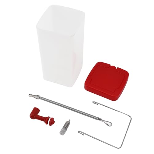 Chicken Feeder, Chicken Waterer Nipples Leak Proof Large Capacity Poultry Bucket Waterer Set Hanging Poultry Drinker Poultry Waterer for Farm Chickens, Ducks, Geese, Turkey
