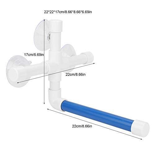 Parrot Bath Perches Standing with Suction Cup, Parrot Bath Stands Shower Perch Toy for Bird Parrot Macaw Cockatoo African Greys Budgies Parakeet