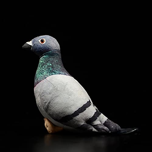 Grey Pigeon Plush Toy - Simulation Rock Columba Rupestris Stuffed Animal, Cute Rock Pigeon Plush Toy as Gift for Your Friends - style: Grey Piegon
