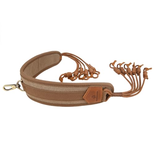 WAYNE'S DOG Canvas Bird Game Carrier, Waterfowl Dove Small Animal Game Carrier Hanger Tote Shooting Accessories (Brown) - color: Brown