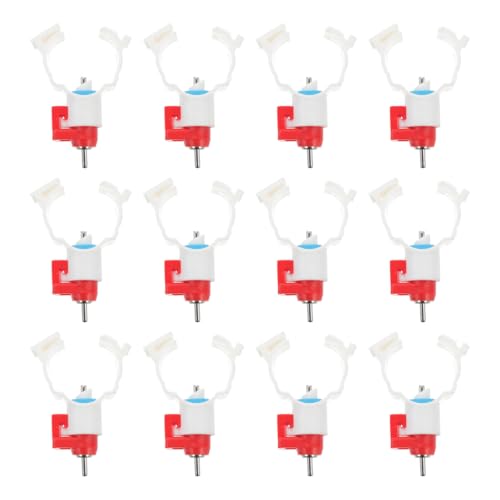 VICASKY 20 Pcs Chicken Waterer Nipples Ball Nipple Chicken Feeders for Coop Watering System Easy Install Water Supply Parts for Chickens Ducks Quail Poultry Feeding