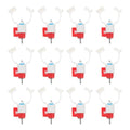 VICASKY 20 Pcs Chicken Waterer Nipples Ball Nipple Chicken Feeders for Coop Watering System Easy Install Water Supply Parts for Chickens Ducks Quail Poultry Feeding