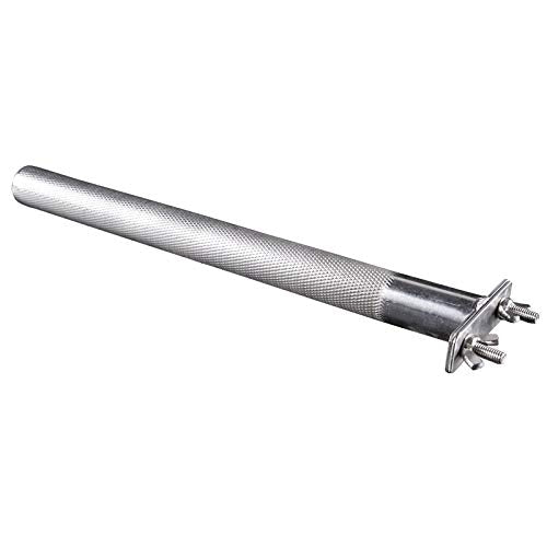 Litewoo Stainless Steel Parrot Perch Grinding Stand for Large Bird, XL | 12.2" x 1.2", stainless steel, durable, non-slip, trims beak & nails, for medium-large bird/cockatiel/macaw/african grey/cage - size: XL: 12.22x 1.22inch