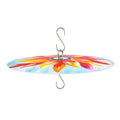 MEKKAPRO Bird Feeder Baffle & Rain Guard, 32cm Weatherproof, Red Floral | Floral Pattern Shields Feed from Rain, Fits Hummingbird, Tube, Thistle & Hopper Feeders, Rust-Proof Steel Hardware, S-Hook - color: Red Flower