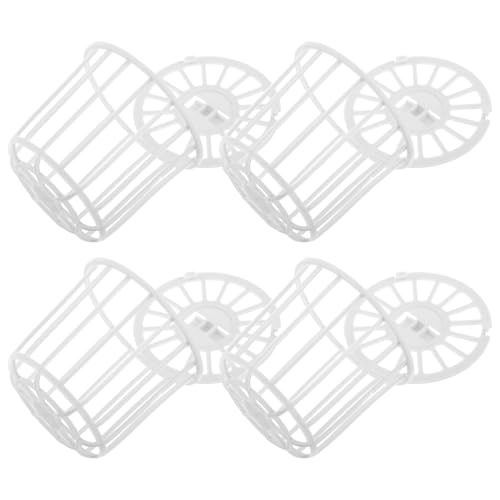 Abaodam 4Pcs Finch Plastic Bird Nest Box 2.95 X 2.95 X 2.36 in Canary Nesting Box for Breeding Cage Bird Nest Storage Basket for Small Birds Parrot Cage Accessories