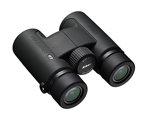 Nikon PROSTAFF P7 8x30 Binocular | Waterproof, fogproof, rubber-armored compact Binocular, oil & water repellent coating & locking diopter | Official Nikon USA Model | 8.7 Degree Angle of View, waterproof down to 3, long eye relief Lead and arsenic-free e